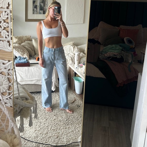 Hollister ULTRA HIGH-RISE DAD JEANS BAGGY JEANS Abercrombie - Picture 5 of 7